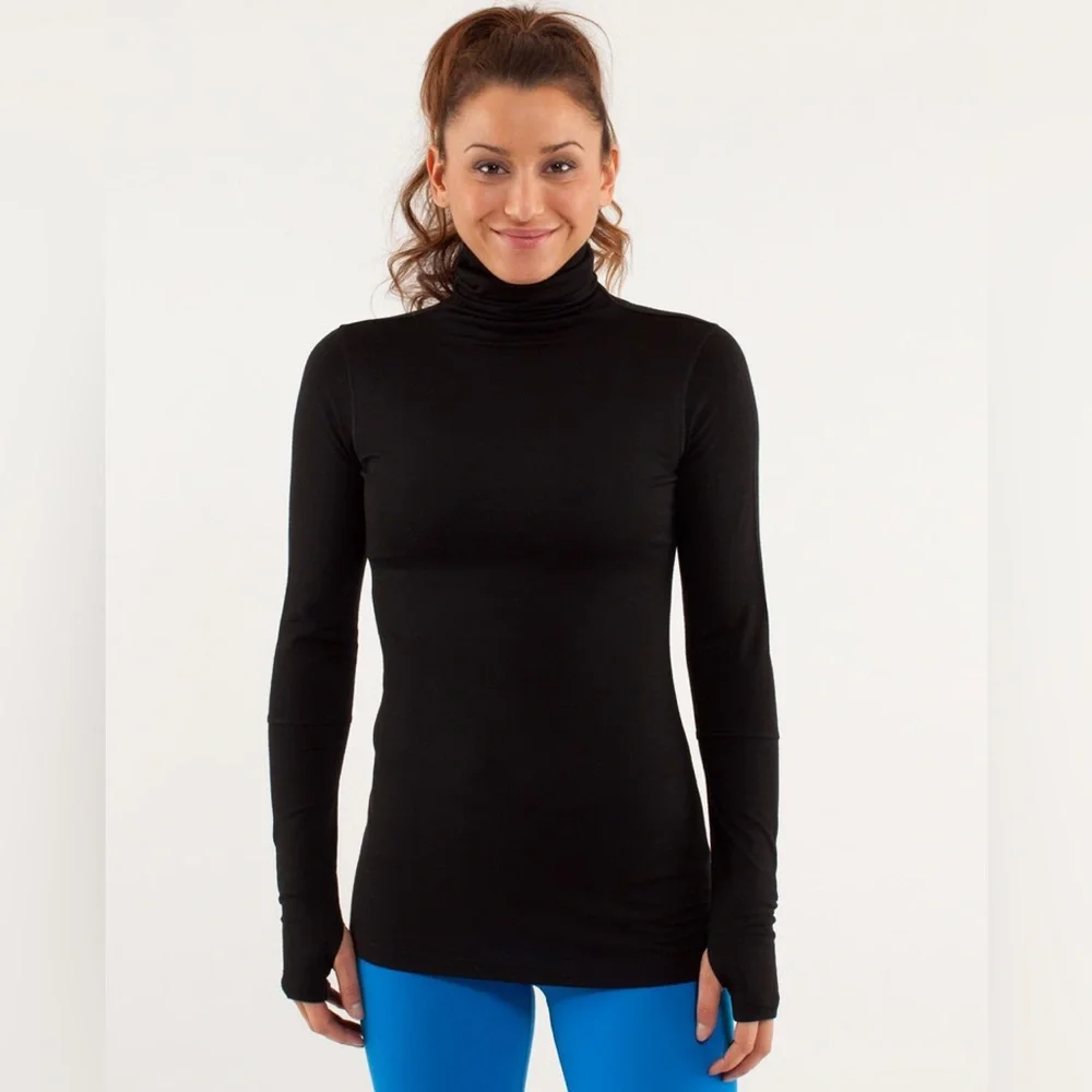 NWT Lululemon St Moritz Merino Wool Jersey / Turtleneck / Base Layer - Picture 3 of 8